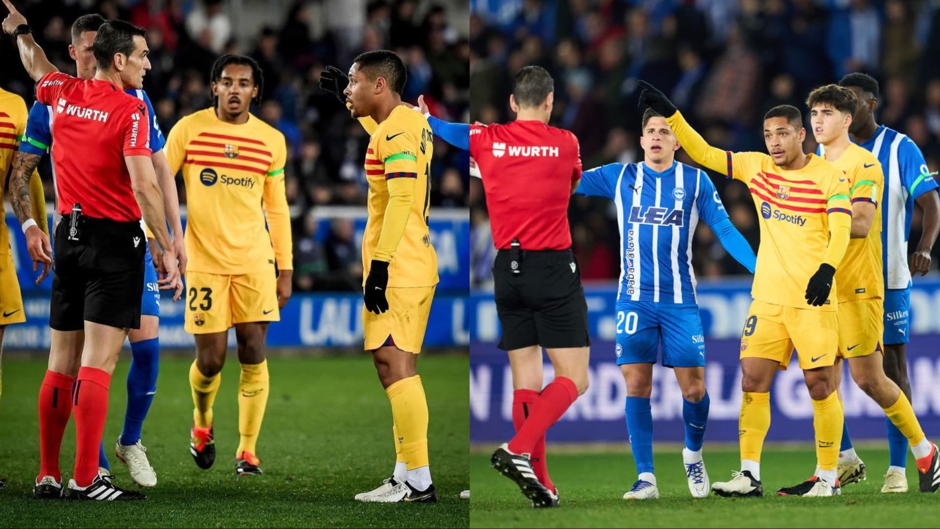 Vitor Roque talks about his red card against Deportivo Alaves.