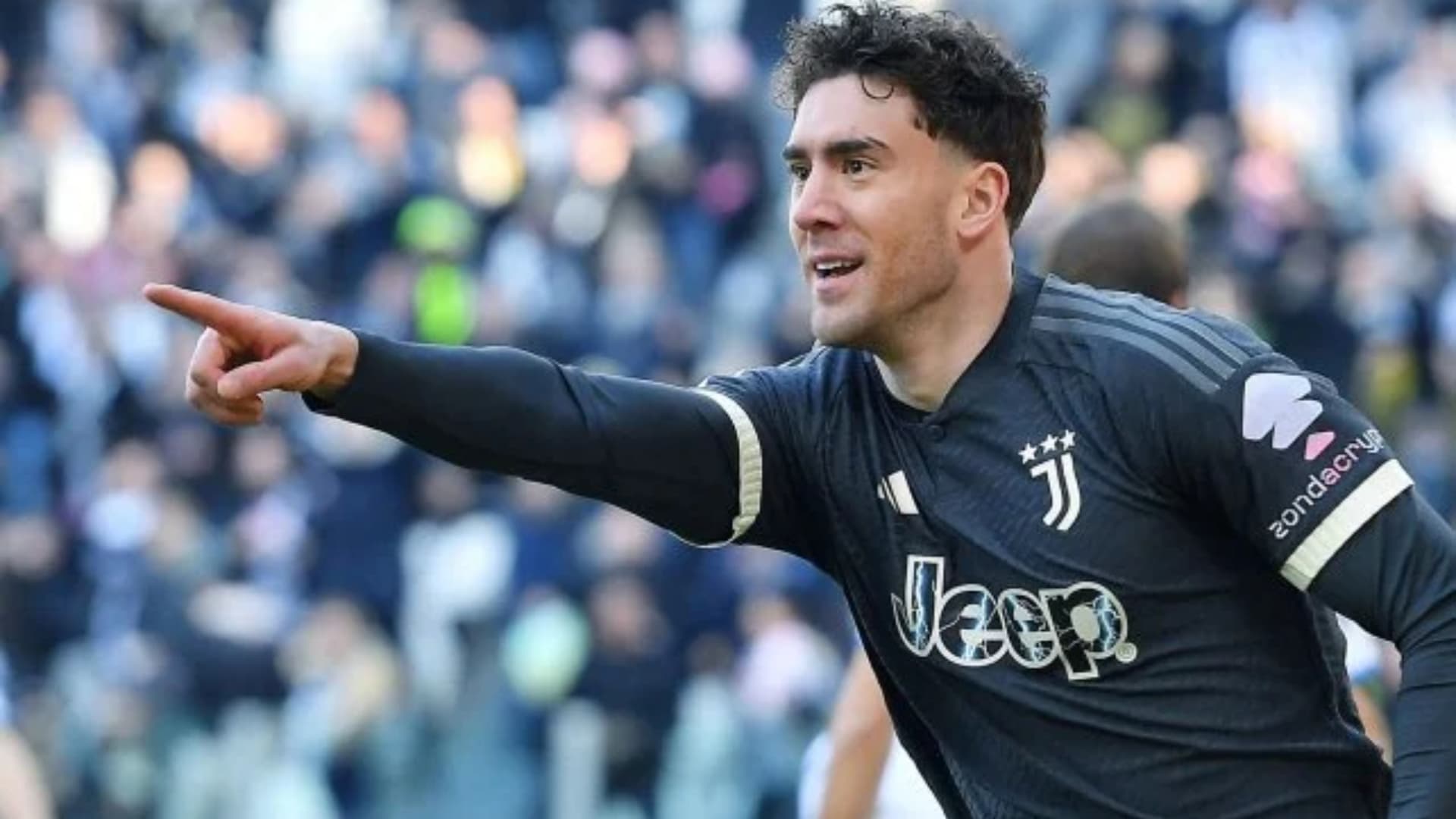 Vlahovic opened the scoring in Turin. Photo: Juventus