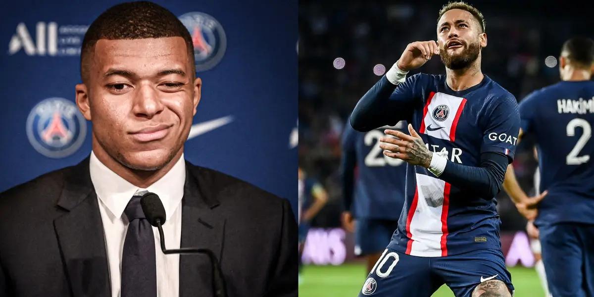 Was Kylian Mbappe surpassed by Neymar?
