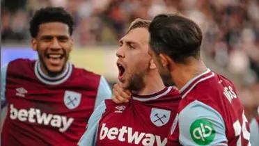 West Ham players. Photo: West Ham nets.