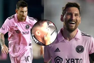 What a child in Miam did when he saw Lionel Messi for the first time