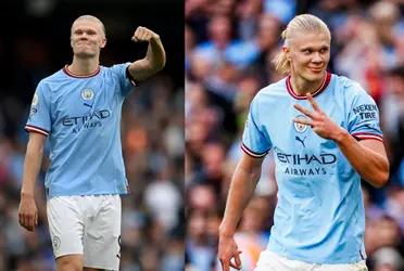 What Erling Haaland did at the end of the Manchester City match
