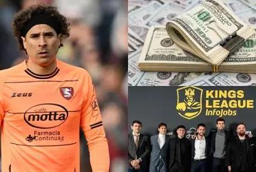 What Guillermo Ochoa would earn if his participation in the Kings League is finalized