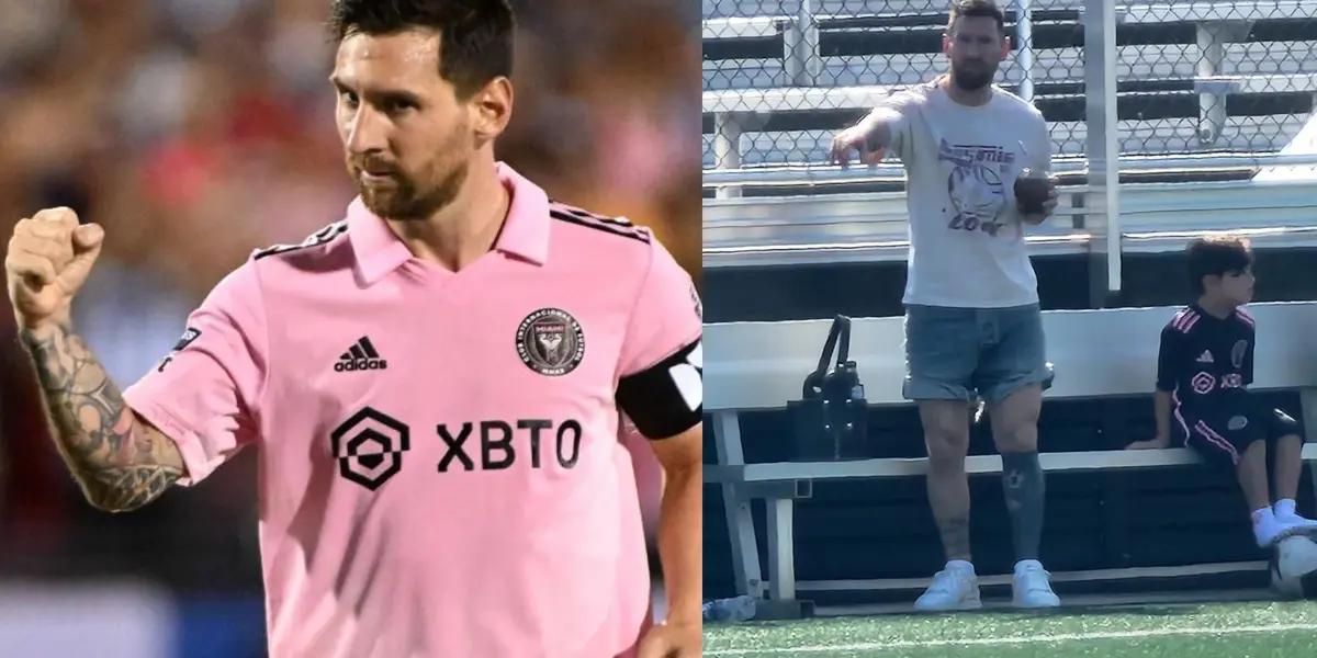 What Lionel Messi did after not traveling with the team to Atlanta