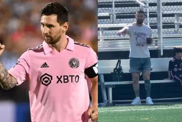 What Lionel Messi did after not traveling with the team to Atlanta