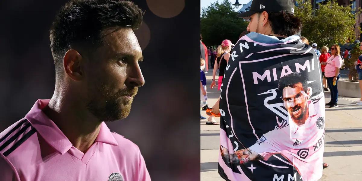 What Lionel Messi generates despite not playing from the start at the Red Bull Arena