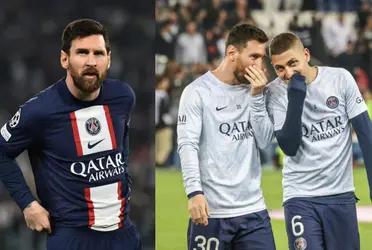 What Lionel Messi says after seeing that Verratti is leaving PSG