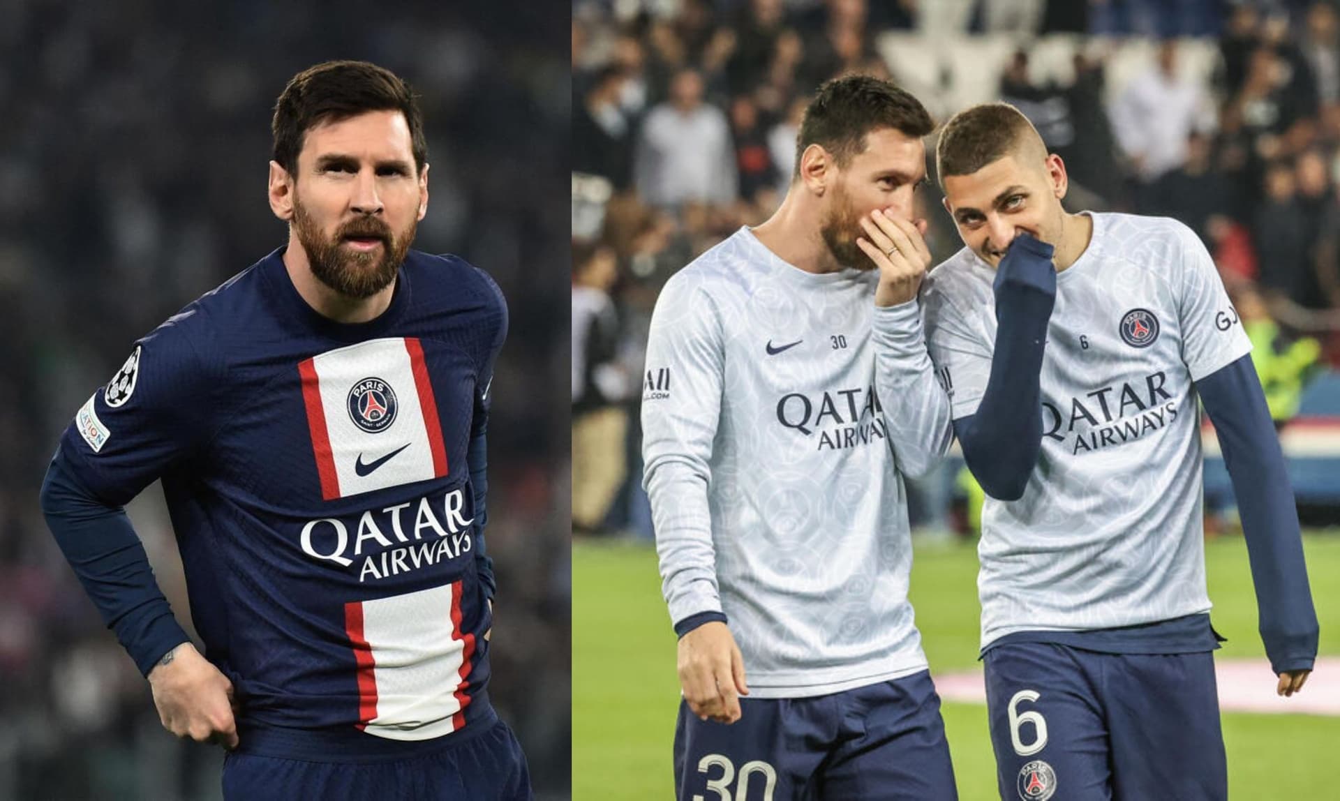 What Lionel Messi says after seeing that Verratti is leaving PSG