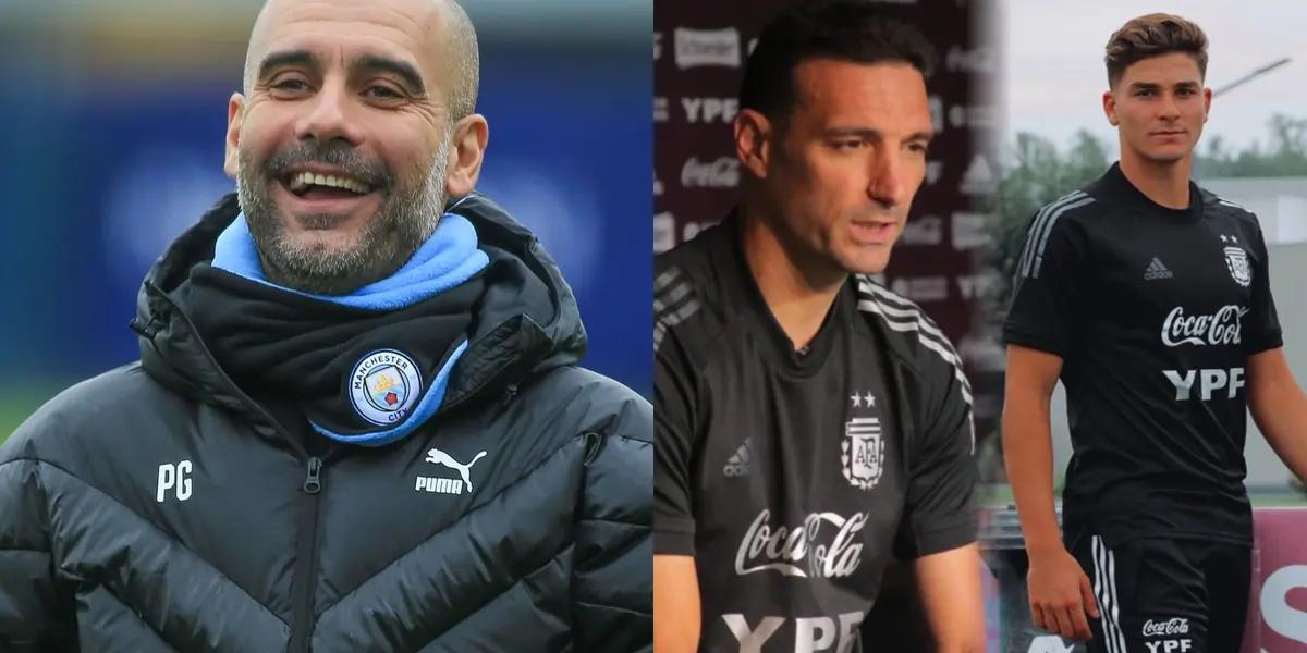 What Pep Guardiola says about Julian Alvarez