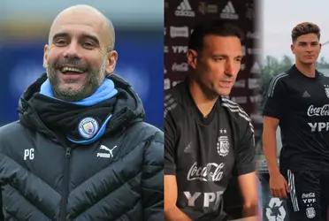 What Pep Guardiola says about Julian Alvarez