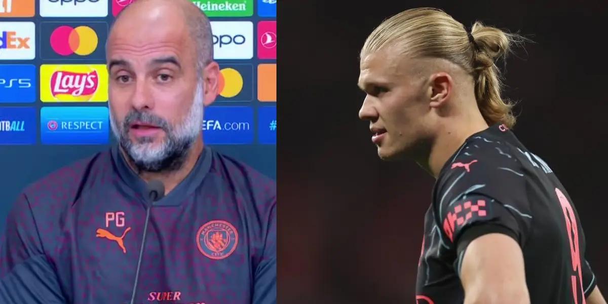 What Pep Guardiola says about the Manchester City striker