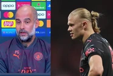 What Pep Guardiola says about the Manchester City striker