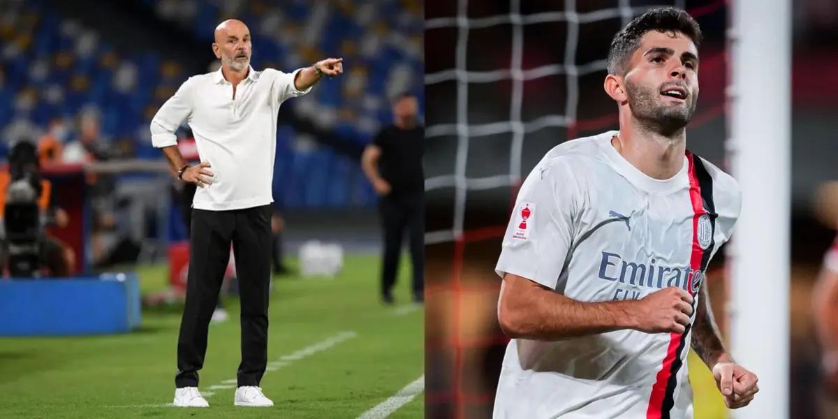 What Stefano Pioli said about the American player