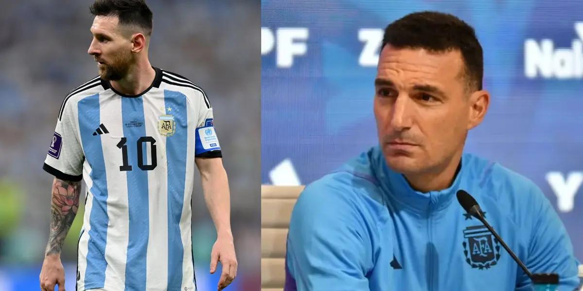 What the coach of the Argentine National Team says about having Lionel Messi available