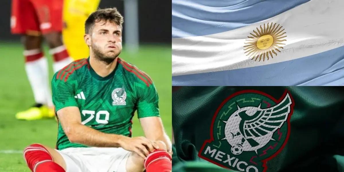 What they would do in Argentina, now with Santi Giménez. They could call him and this would be the athlete's decision