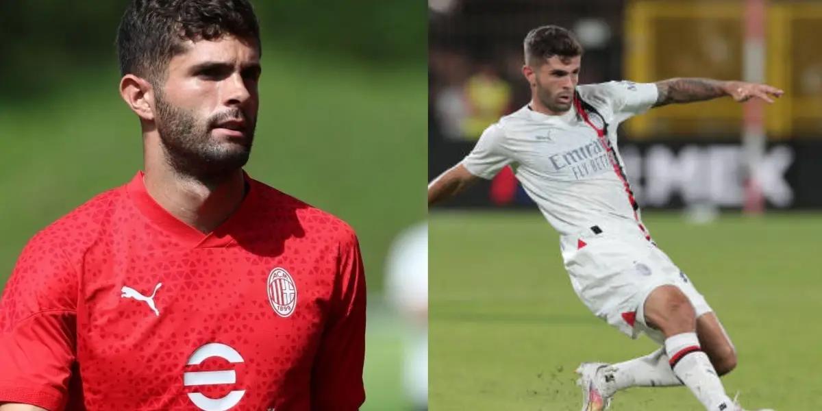 When does Christian Pulisic debut with AC Milan?
