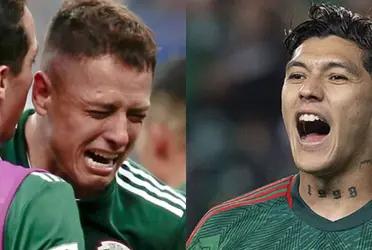 While Chicharito cries for a gamer, the one who does cries because he was left out of the Tri, even though he had merits
