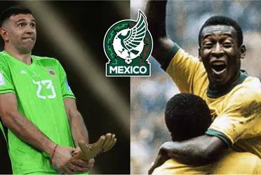 While Dibu Martinez made fun of Mexico, what Pelé did to honor Mexico and make clear the esteem he has for our country