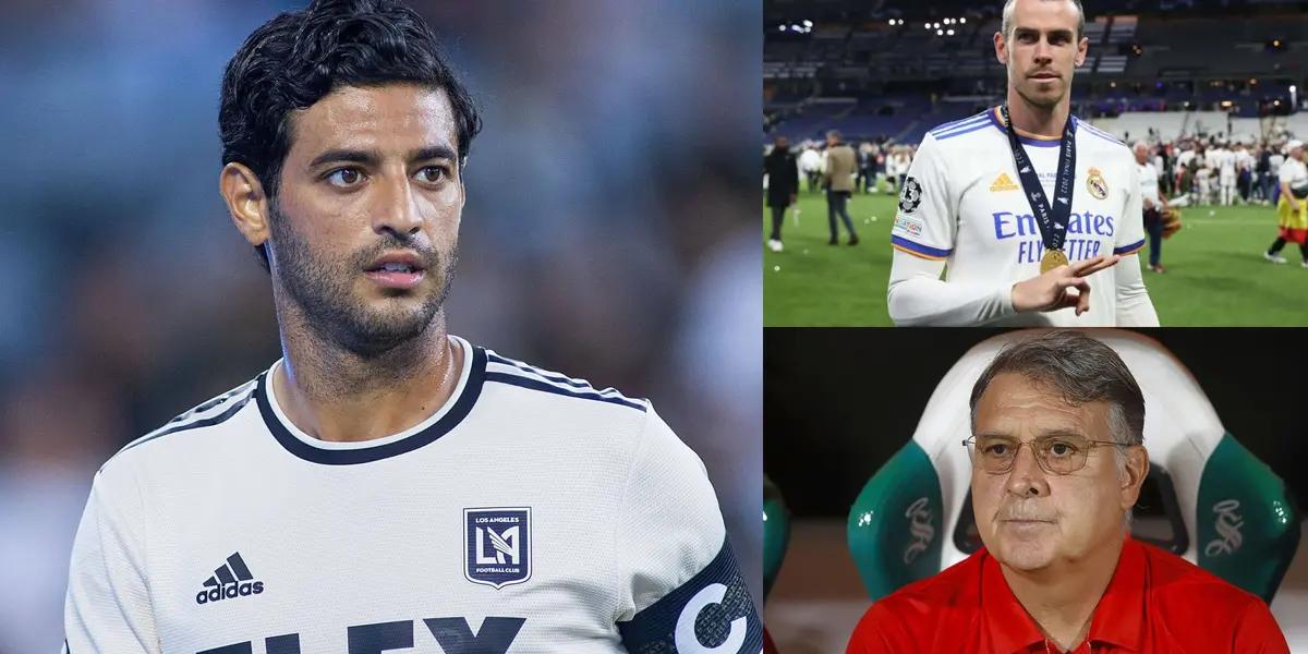 While Gerardo Martino is reluctant to meet with Carlos Vela and convince him to return to El Tri, Gareth Bale and what he thinks about the Mexican.