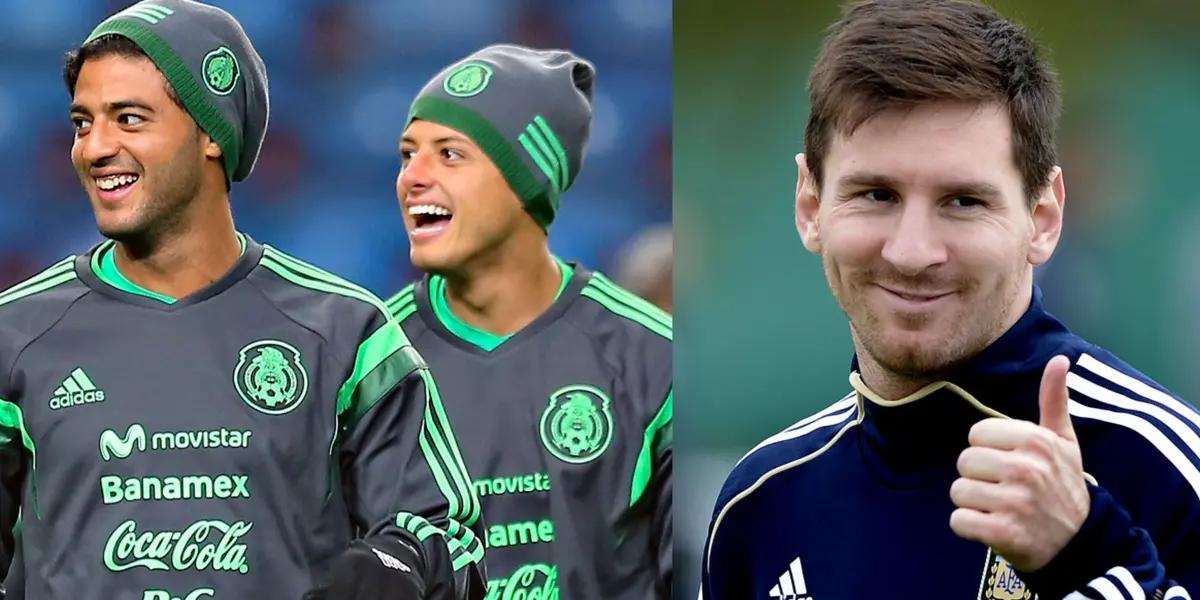 While Gerardo Martino says no to one of El Tri's players, Messi has all the desire in the world to face him.