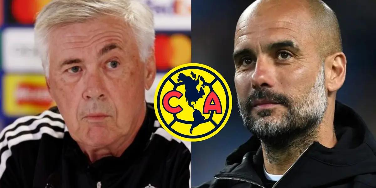 While Guardiola doesn't even know the difference between Chivas and Club America, the sign of respect from Carlo Ancelotti