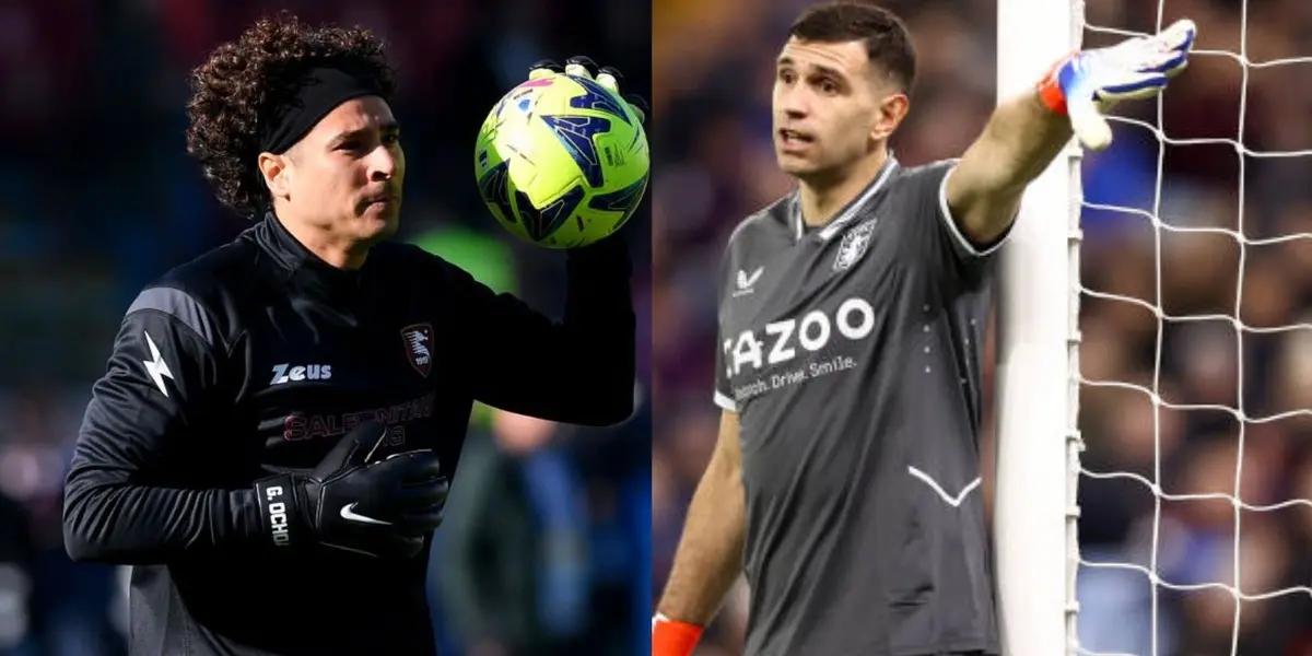 While Guillermo Ochoa conceded 8 goals with Salernitana, Dibu Martínez and what he did generated controversy