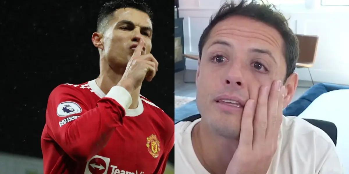 While Javier Hernandez mourns national team veto, Cristiano Ronaldo surprises for his block at Manchester United