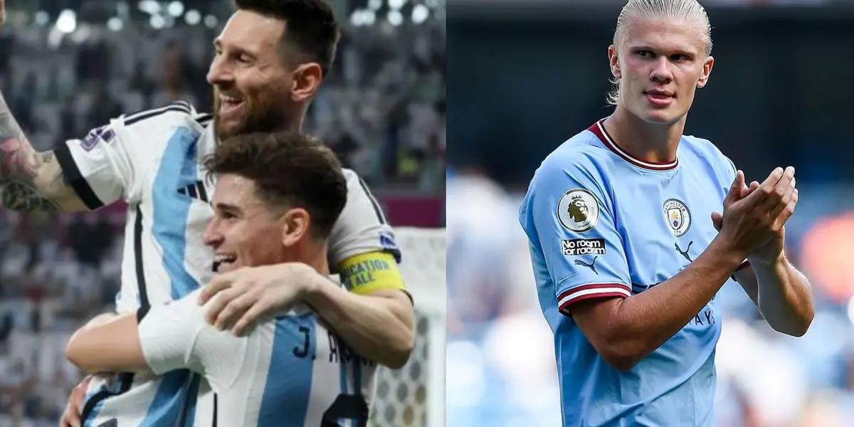 While Julian celebrates the title with Messi, Haaland shone for City and this is what the English team did