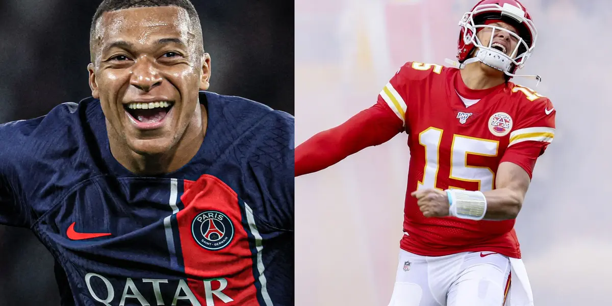 While Kylian Mbappé earns 72 million, Patrick Mahomes' salary in the NFL
