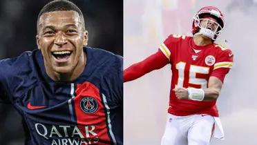 While Kylian Mbappé earns 72 million, Patrick Mahomes' salary in the NFL