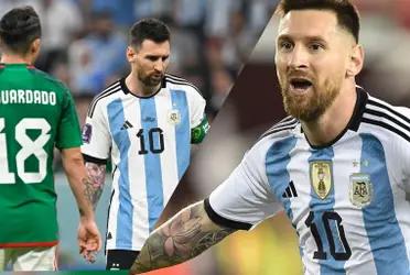 While a legislator wants to declare him persona non grata, Messi and the Mexican he admires