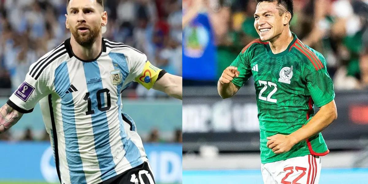 While Lionel Messi is embroiled in controversy for stepping on the Mexican jersey what he thinks of Hirving Lozano