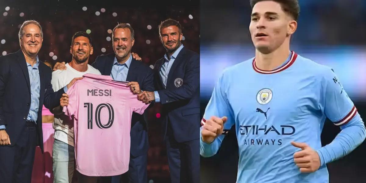 While Lionel Messi is presented in Miami, the unexpected news that Julian Alvarez receives