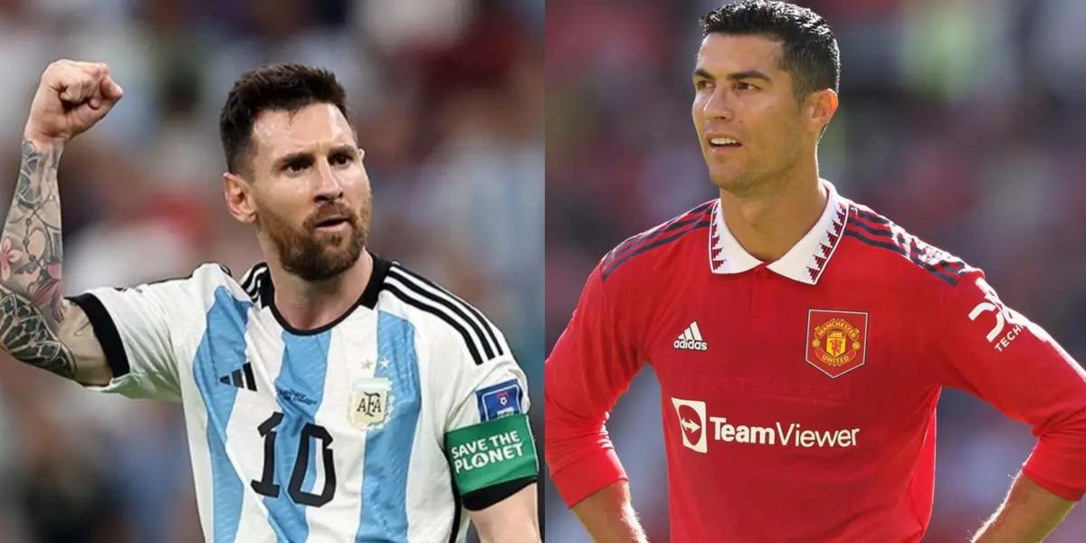 While Lionel Messi is still celebrating in Argentina, what Manchester United fans are doing with Ronaldo