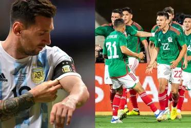 While Messi, being the best in the world, takes a step aside, the Mexican national team player who does not want to go