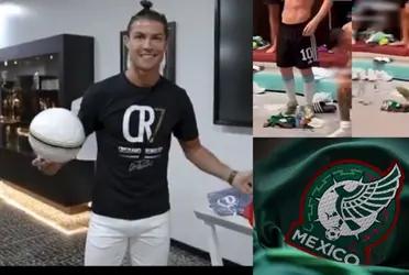 While Messi showed no mercy and stepped on Mexico's jersey, Cristiano and what he did in his museum to honor Mexico