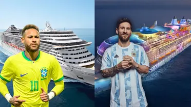 While Neymar had a cruise party, the luxurious cruise that Messi inaugurated