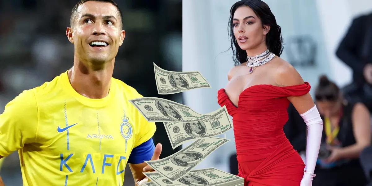 While Ronaldo earns 2 million per post on IG, what his girlfriend Georgina earns
