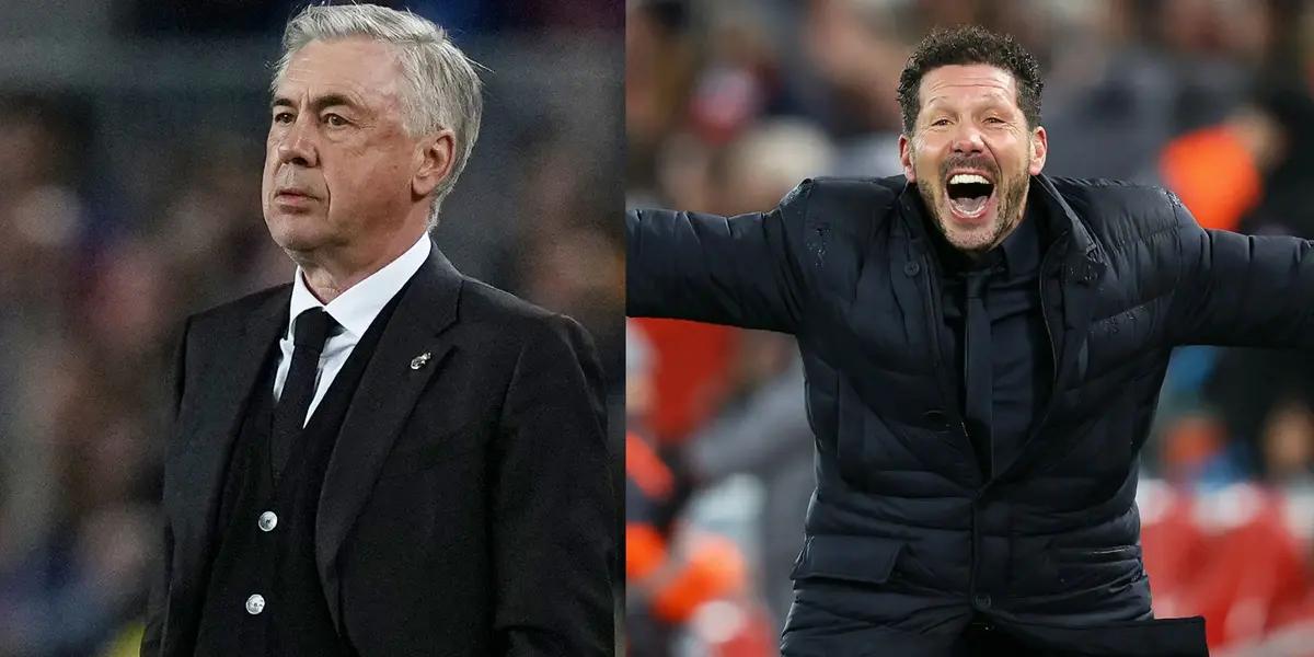 While Simeone will earn 34 million, what Ancelotti would earn if he renews with Real Madrid