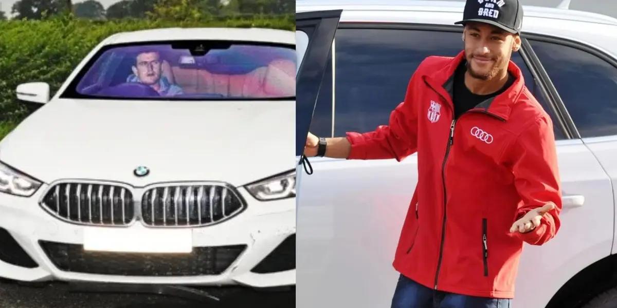 While the Manchester United defender has a big $230,000 vehicle, the car the Red Devils would give to Neymar