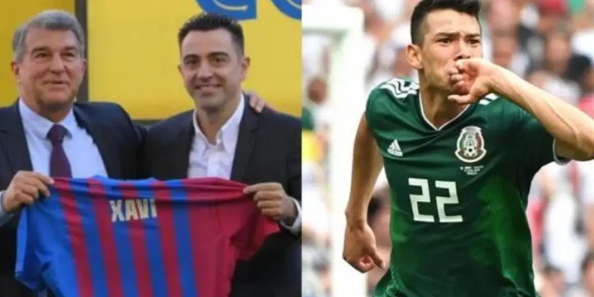 While the Mexican player was playing for Napoli, Barcelona gave him the best news.