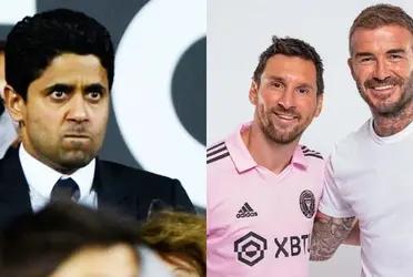 While the president of PSG mistreated the Argentine in France, David was full of praise.