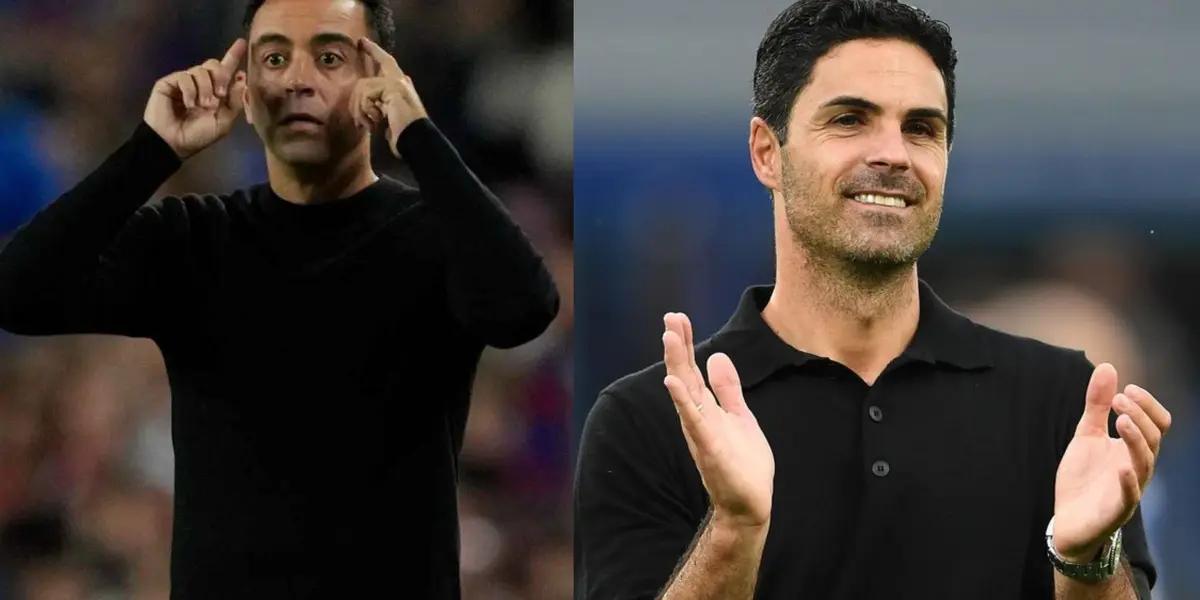 While Xavi belittles him, the star who could play with Mikel Arteta at Arsenal