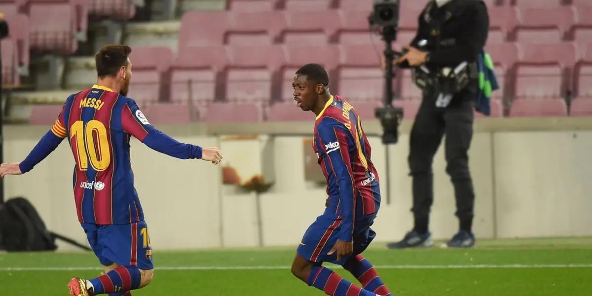 With a goal from Ousmane Dembélé, he beat Valladolid and was left as a guard for Atlético Madrid