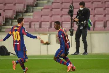 With a goal from Ousmane Dembélé, he beat Valladolid and was left as a guard for Atlético Madrid