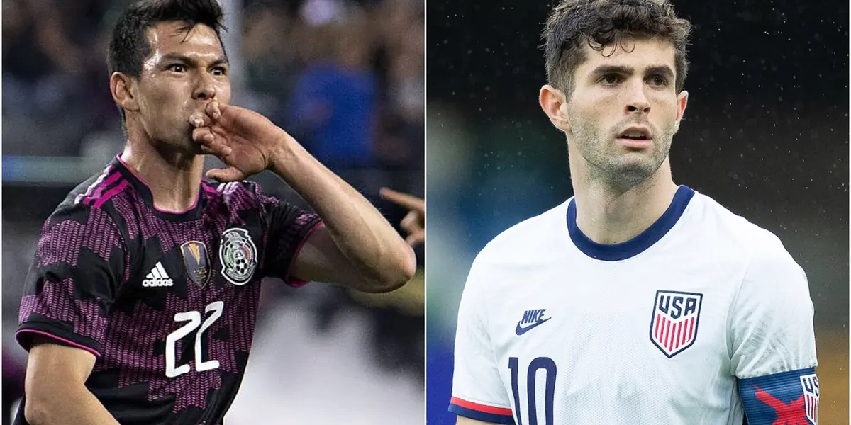 With Christian Pulisic and Hirving Lozano as great figures, the United States and Mexico will star in the final of the tournament