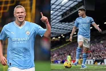 With Julian Alvarez and Erling Haaland, this is how Manchester City comes out against Bournemouth