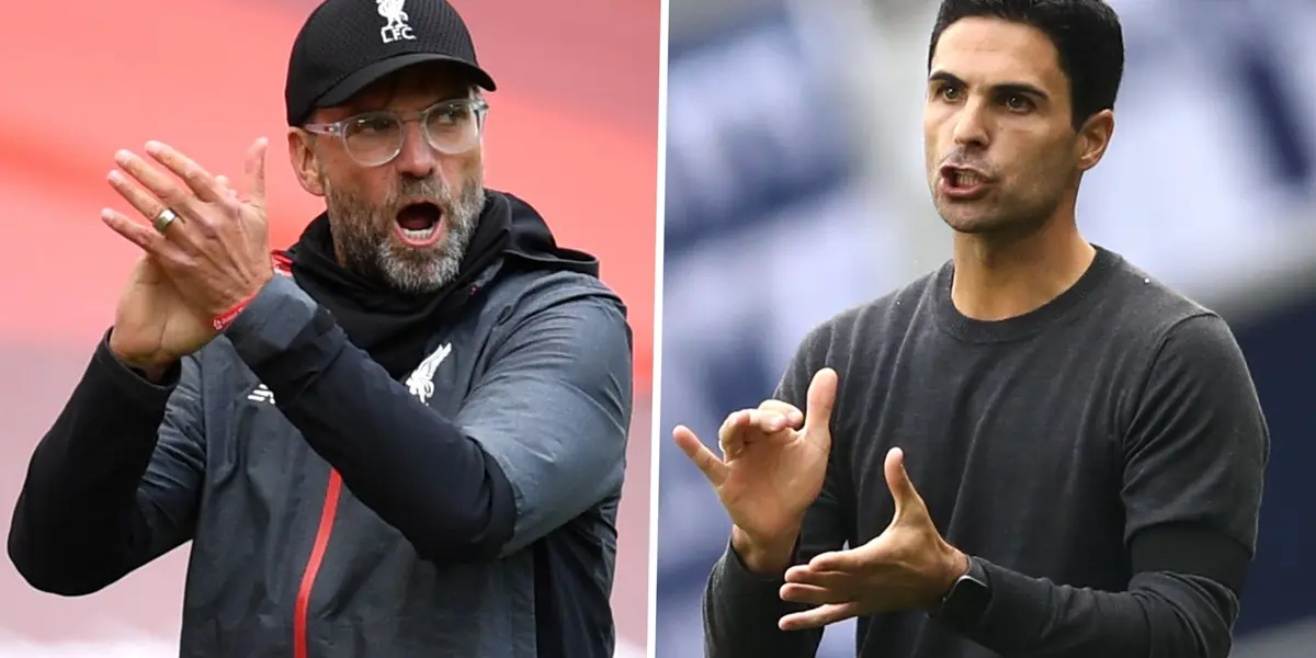 With a squad worth almost a billion euro Jurgen Klopp really has an edge over Mikel Arteta's Arsenal.