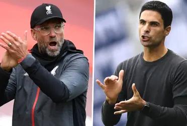With a squad worth almost a billion euro Jurgen Klopp really has an edge over Mikel Arteta's Arsenal.