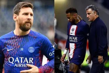 Without Messi, PSG suffered and Neymar was sent off, here's the coach's reaction